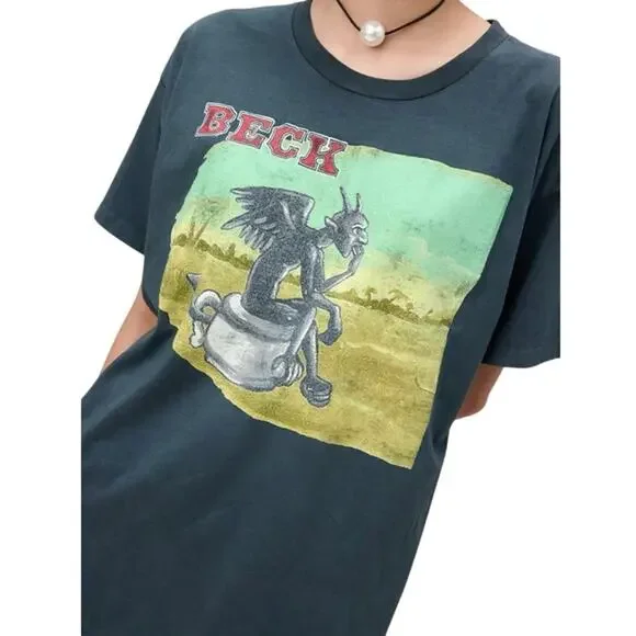 DAYDREAMER Beck Devils Haircut Merch Tee Size XS New w/o Tag MSRP $88 - Picture 1 of 7
